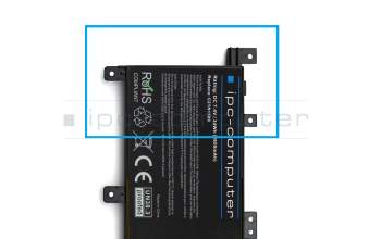 IPC-Computer batterie 34Wh compatible avec Asus R558UA