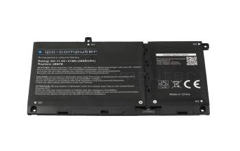 IPC-Computer batterie 41Wh (11,25 V 3 cellules) compatible avec Dell Inspiron 15 2in1 (7506)