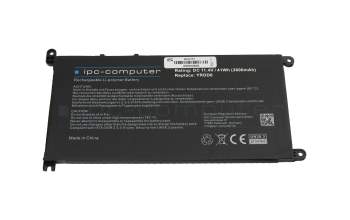 IPC-Computer batterie 41Wh (variante de 3,5 cm) compatible avec Dell Inspiron 17 (3785)