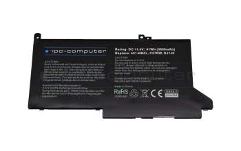 IPC-Computer batterie 41Wh compatible avec Dell Latitude 12 (7290)