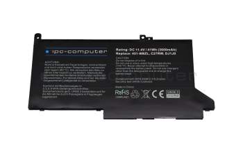 IPC-Computer batterie 41Wh compatible avec Dell Latitude 13 (7390)