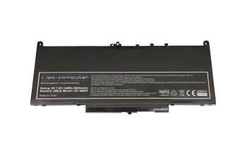 IPC-Computer batterie 44Wh 7.6V compatible avec Dell Latitude 12 (E7270)