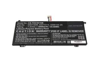 IPC-Computer batterie 45,6Wh compatible avec Medion Akoya S14401/S14402 (YM14KW)
