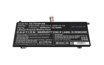 IPC-Computer batterie 45,6Wh compatible avec dynabook Satellite Pro C40-J