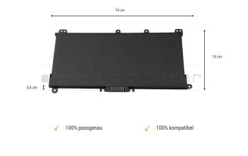 IPC-Computer batterie 47Wh compatible avec HP Envy x360 13-bd0000