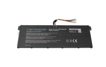 IPC-Computer batterie 49Wh compatible avec Acer TravelMate P6 (TMP614P-52)