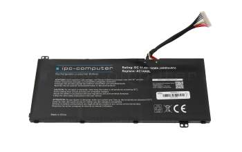 IPC-Computer batterie 52Wh compatible avec Acer Aspire V 15 Nitro (VN7-591G)