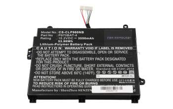IPC-Computer batterie 53,9Wh compatible avec Mifcom SG7 Ultimate (P970RN) (ID: 10327)