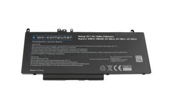 IPC-Computer batterie 53Wh compatible avec Dell Latitude 15 (E5550) 2014