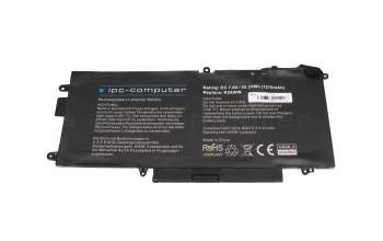 IPC-Computer batterie 55,25Wh compatible avec Dell Latitude 12 (5289)