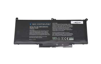 IPC-Computer batterie 62Wh compatible avec Dell Latitude 12 (7290)