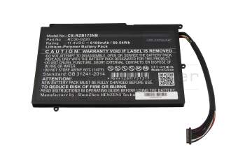 IPC-Computer batterie 69,54Wh compatible avec Razer Blade Pro 17 2019 (RZ09-0287x)