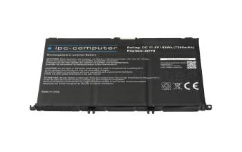 IPC-Computer batterie 82Wh compatible avec Dell Inspiron 15 (7567)