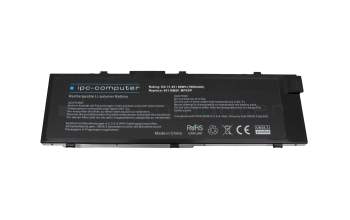 IPC-Computer batterie compatible avec Dell 1V0PP à 80Wh