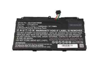 IPC-Computer batterie compatible avec Fujitsu CP690859-01 à 37,74Wh