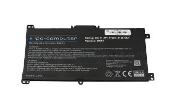 IPC-Computer batterie compatible avec HP 809275 à 47,31Wh