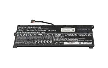 IPC-Computer batterie compatible avec MSI BTY-M48 à 49,40Wh