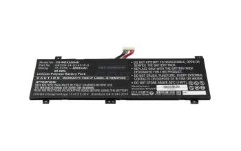 IPC-Computer batterie compatible avec Schenker BATRGK7CP3-4101 à 60,8Wh