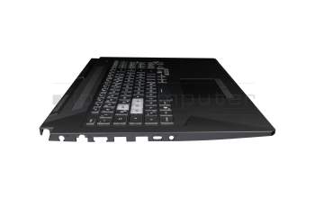 JMOA0KNR0-661VGE00 original Asus clavier incl. topcase DE (allemand) noir/transparent/noir avec rétro-éclairage