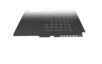 JMOA0KNR0-6910UK0012208000W3 original Asus clavier incl. topcase UK (anglais) noir/transparent/noir avec rétro-éclairage