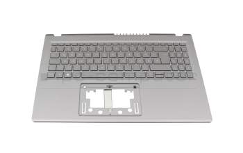 JYCZFBC original Acer clavier incl. topcase DE (allemand) argent/argent