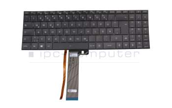 KBDR17A008-6051 original Medion clavier DE (allemand) noir/noir avec rétro-éclairage
