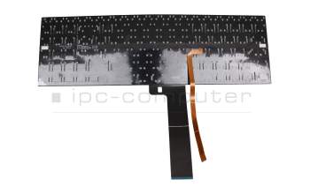 KBDR17A008-6051 original Medion clavier DE (allemand) noir/noir avec rétro-éclairage