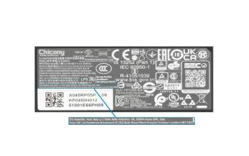 KP.04501.007 original Acer chargeur USB-C 45 watts