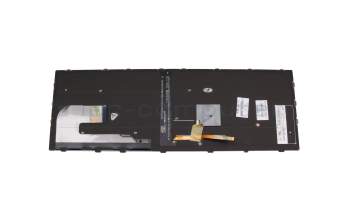 L11999-A41 original Sunrex clavier BE (belge) noir/argent avec rétro-éclairage et mouse stick