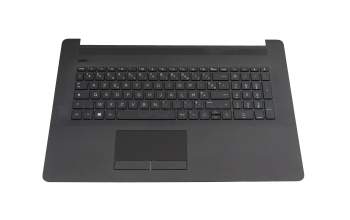 L22751-051 original HP clavier incl. topcase FR (français) noir/noir (avec TP/DVD, structure de surface \"Diamond)