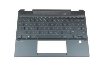 L37683-041 original HP clavier incl. topcase DE (allemand) noir/noir avec rétro-éclairage