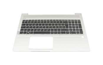L45091-BG1 original HP clavier incl. topcase CH (suisse) noir/argent