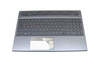 L49391-041 original HP clavier incl. topcase DE (allemand) anthracite/anthracite avec rétro-éclairage
