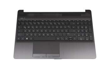L53735-041 original HP clavier incl. topcase DE (allemand) noir/noir