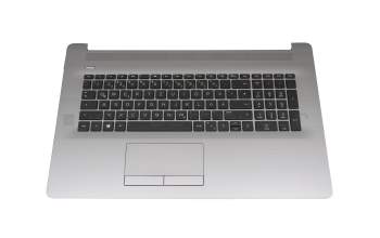 L83728-041 original HP clavier incl. topcase DE (allemand) noir/argent ODD