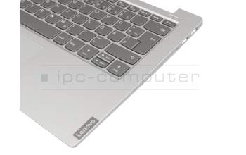 LCM16H36D0J6862 original Lenovo clavier incl. topcase DE (allemand) gris/argent avec rétro-éclairage