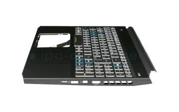 LG5P_P90BRL original Chicony clavier incl. topcase DE (allemand) noir/noir avec rétro-éclairage