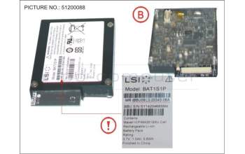Fujitsu -BT-IBBU08 LI-ION pour Fujitsu Primergy RX300 S8
