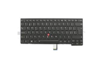 LTB-L28301-L8-V9 original Lenovo clavier CH (suisse) noir/noir abattue avec rétro-éclairage et mouse stick