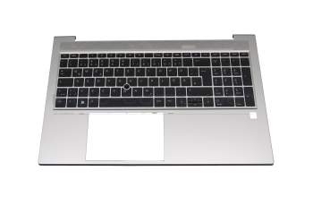 M07493-041 HP clavier incl. topcase DE (allemand) noir/noir avec mouse stick