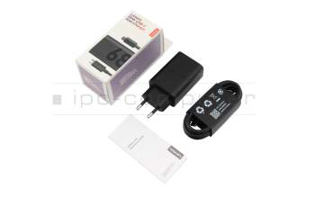 MC-682 original Lenovo GaN-chargeur USB-C 68,0 watts EU, UK, US wallplug