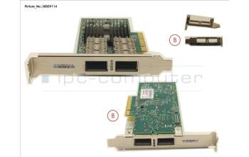 Fujitsu IB HCA 56GB 2 PORT FDR pour Fujitsu Primergy RX2520 M4