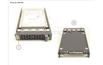 Fujitsu SSD SAS 12G 400GB WRITE-INT. 2.5\" H-P EP pour Fujitsu PrimeQuest 3800B