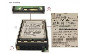 Fujitsu HD SAS 12G 300GB 15K HOT PL 2.5\' EP pour Fujitsu PrimeQuest 3800B