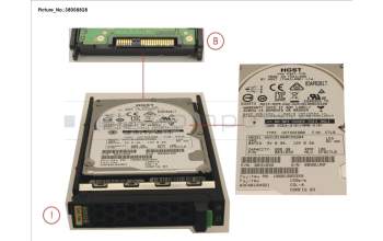 Fujitsu HD SAS 12G 600GB 10K 512N HOT PL 2.5\' EP pour Fujitsu PrimeQuest 3800B2