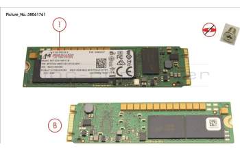 Fujitsu SSD SATA 6G 480GB M.2 N H-P pour Fujitsu PrimeQuest 3800B2