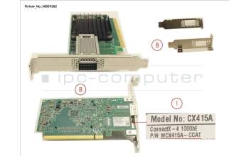 Fujitsu MCX4 EN 1X 100GBE pour Fujitsu Primergy RX2530 M4
