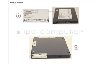 Fujitsu SSD S3 480GB 2.5 SATA pour Fujitsu Celsius J5010