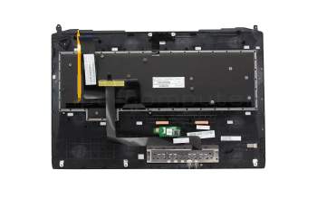 MP-12R36F0J528W original Asus clavier incl. topcase FR (français) noir/noir avec rétro-éclairage