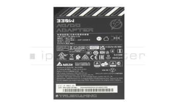 MSI GE77HX Raider 12UGS/12UHS (MS-17K5) original Chargeur 330 watts